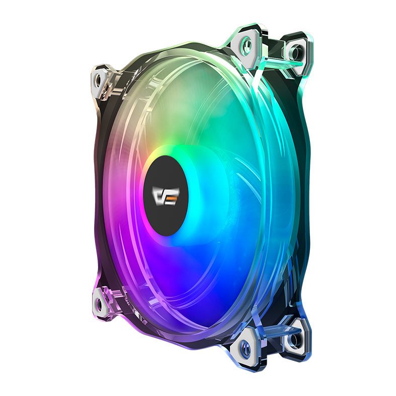 Kit Ventoinhas Aigo DarkFlash CF8 Pro 3in1 ARGB 3x120mm, CF8-Pro-3IN1-ARGB