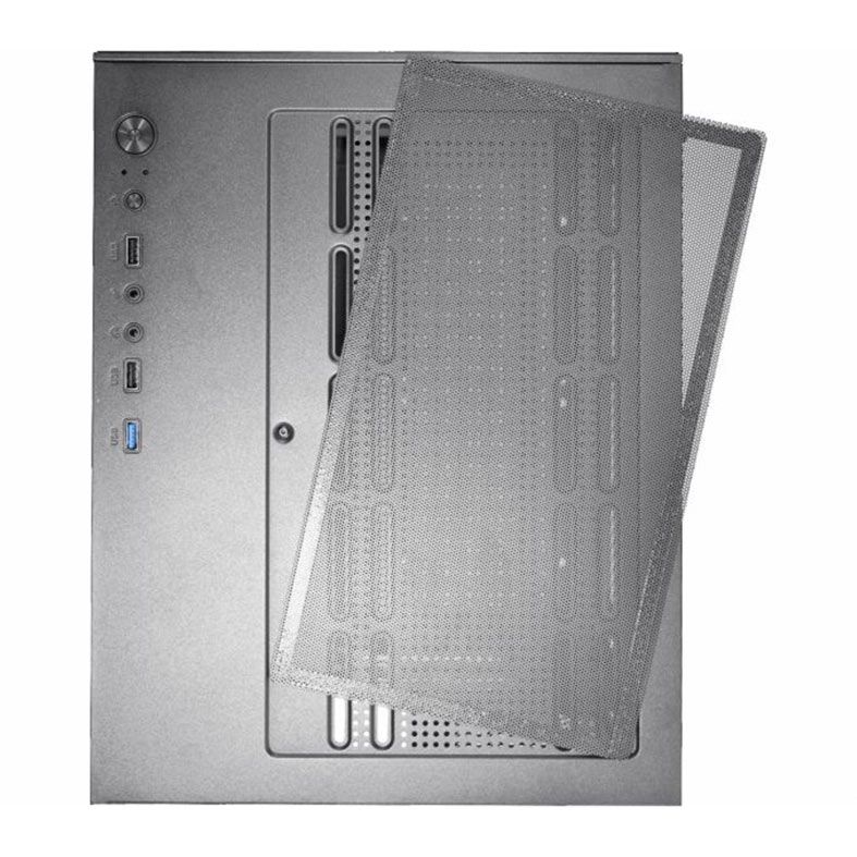 Gabinete Gamer K-MEX CG-xxAD, Mid-Tower, Lateral de Vidro, Preto, CG01ADRH001CB0X