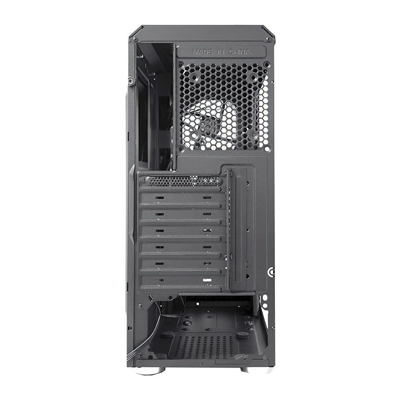 Gabinete Gamer K-MEX CG-xxFF, RGB, Mid-Tower, Lateral de Vidro, Com 3 Fans, Preto, CG01FFRH0010B0X