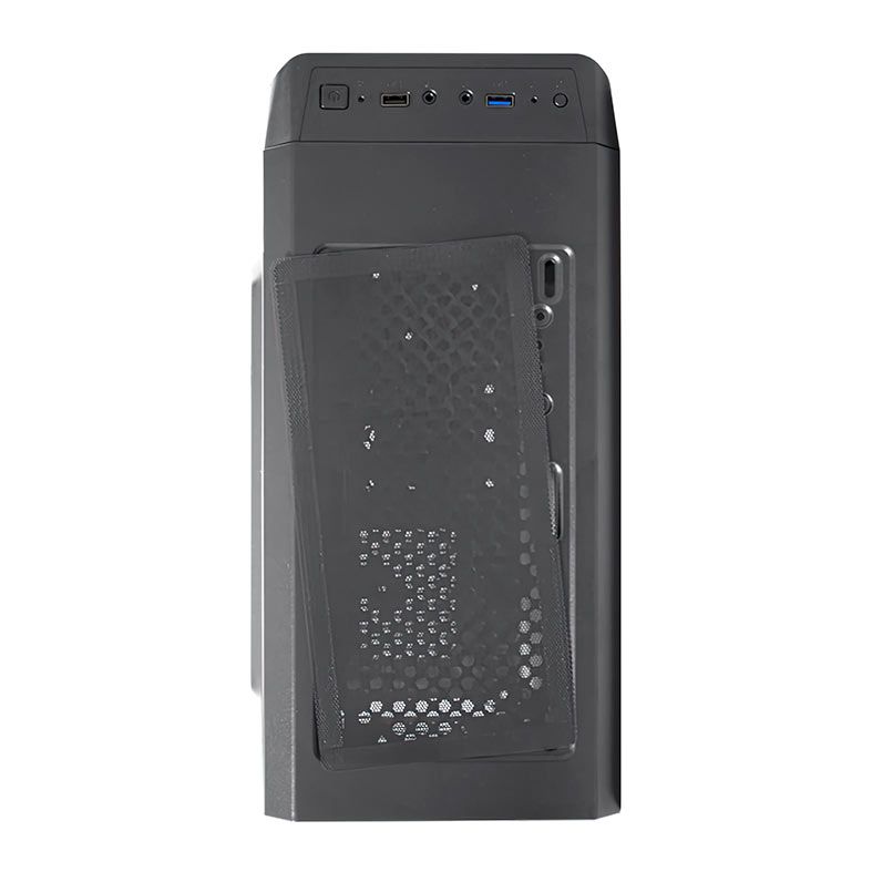 Gabinete Gamer K-MEX CG-xxFF, RGB, Mid-Tower, Lateral de Vidro, Com 3 Fans, Preto, CG01FFRH0010B0X