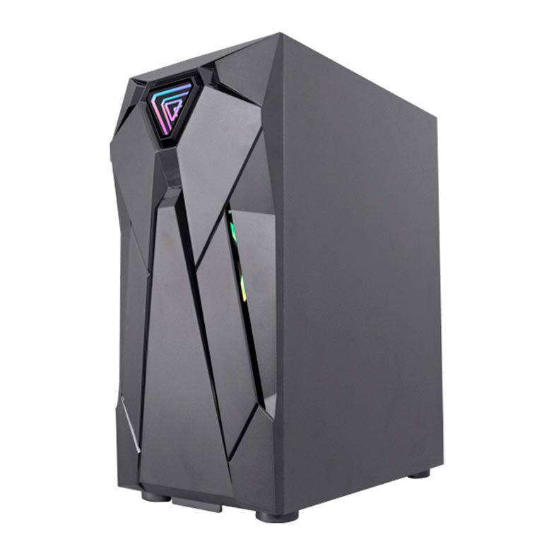 Gabinete Gamer K-MEX CG-xxKF, RGB, Mid-Tower, Lateral de Vidro, Preto, CG01KFRH0010B0X