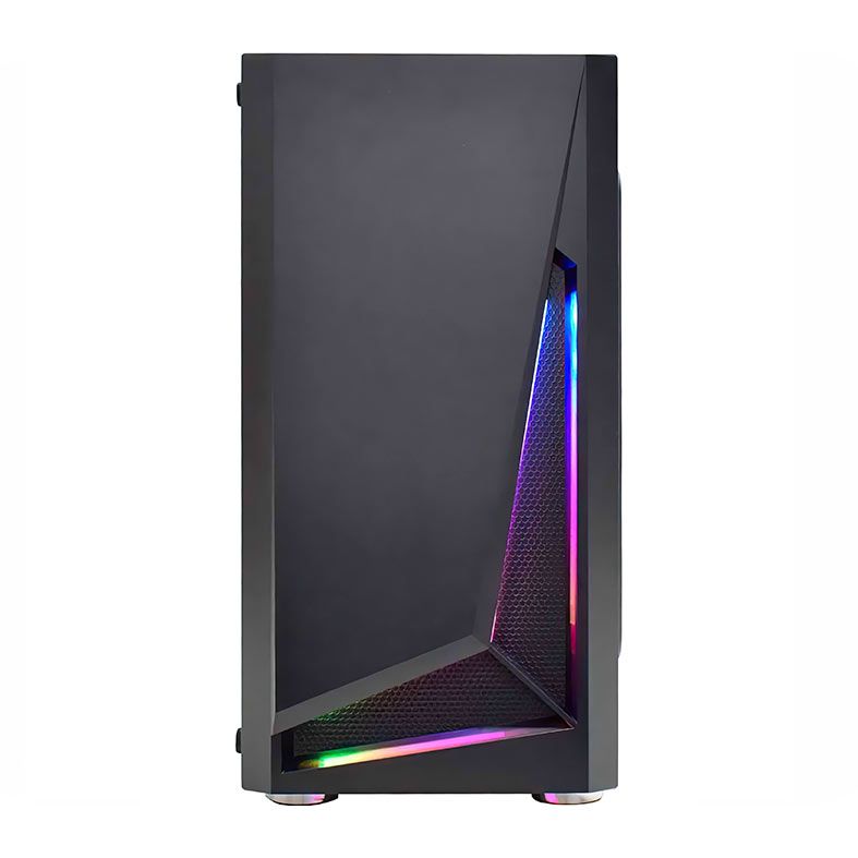 Gabinete Gamer K-MEX CG-xxKT, RGB, Mid-Tower, Lateral de Vidro, Preto, CG01KTRH0010B0X