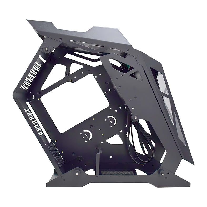 Gabinete Gamer K-MEX CG-01PQ, Lateral de Vidro, Preto, CG01PQRH001CB0X