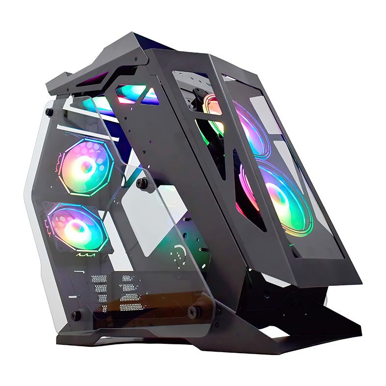 Gabinete Gamer K-MEX CG-01PQ, Lateral de Vidro, Preto, CG01PQRH001CB0X