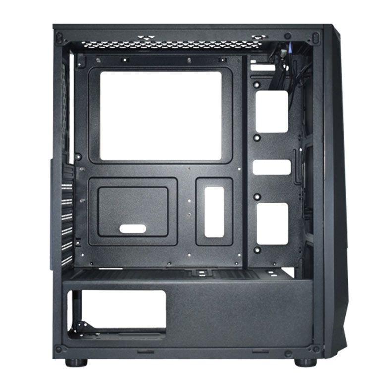 Gabinete Gamer K-MEX CG-xxTJ, RGB, Mid-Tower, Lateral de Vidro, Preto, CG01TJRH001CB0X