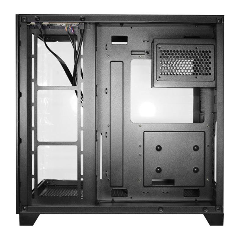 Gabinete Gamer K-MEX CG-02J1 Aquario Ghost Shark, Mid-Tower, Lateral De Vidro, Preto, CG02J1RH001CB0X