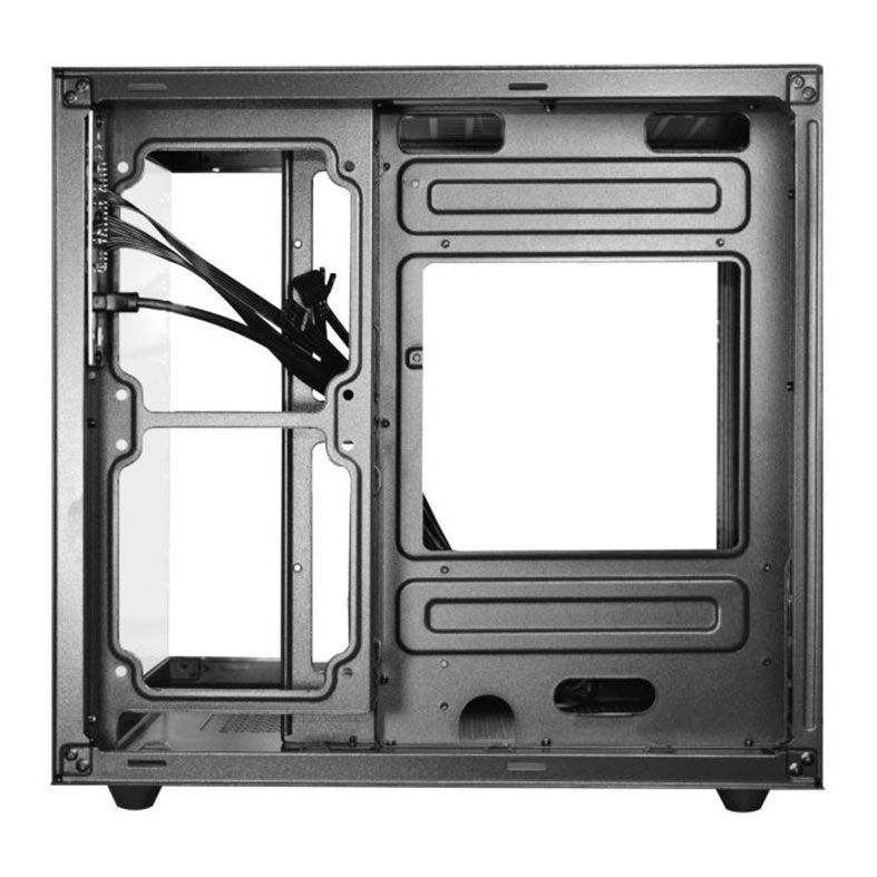 Gabinete Gamer K-Mex Aquario CG-02SB, Mini-Tower, Lateral de Vidro, Preto, CG02SBRH002CB0X