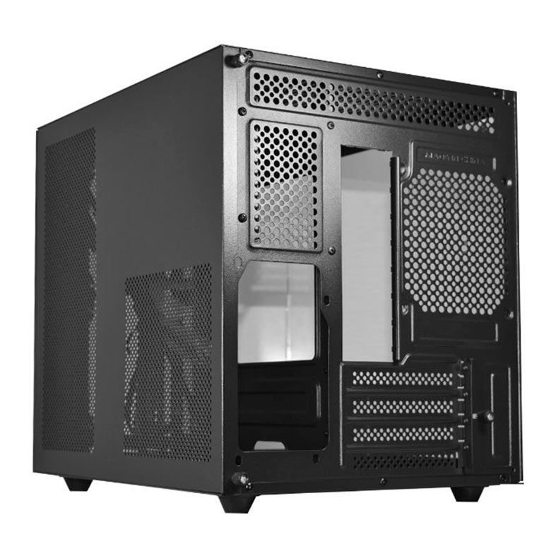 Gabinete Gamer K-Mex Aquario CG-02SB, Mini-Tower, Lateral de Vidro, Preto, CG02SBRH002CB0X