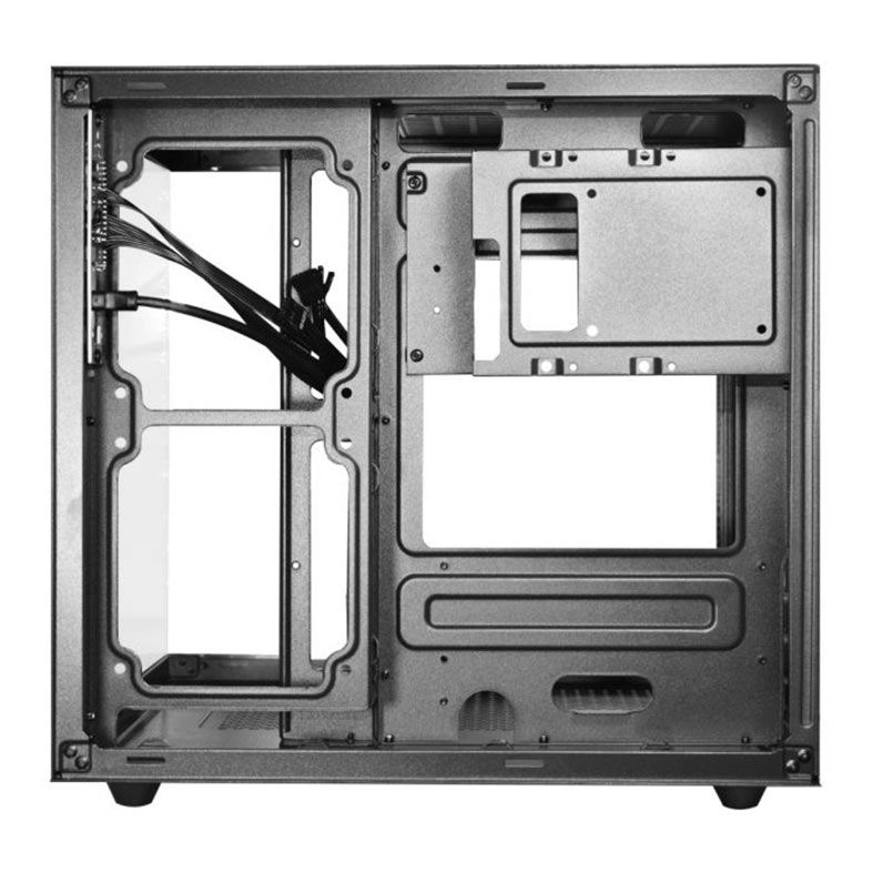 Gabinete Gamer K-Mex Aquario CG-02SB, Mini-Tower, Lateral de Vidro, Preto, CG02SBRH002CB0X