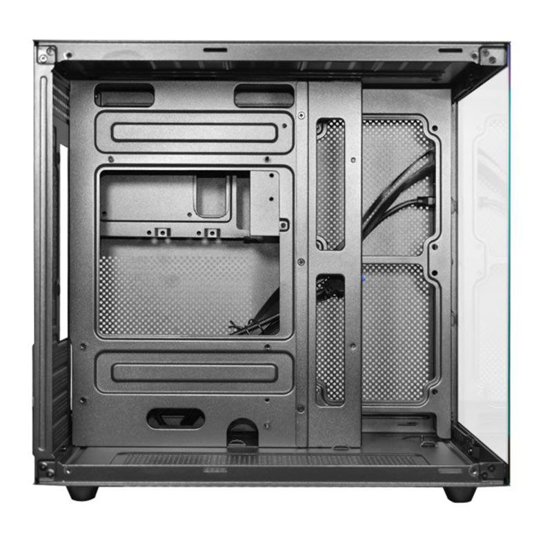 Gabinete Gamer K-Mex Aquario CG-02SB, Mini-Tower, Lateral de Vidro, Preto, CG02SBRH002CB0X