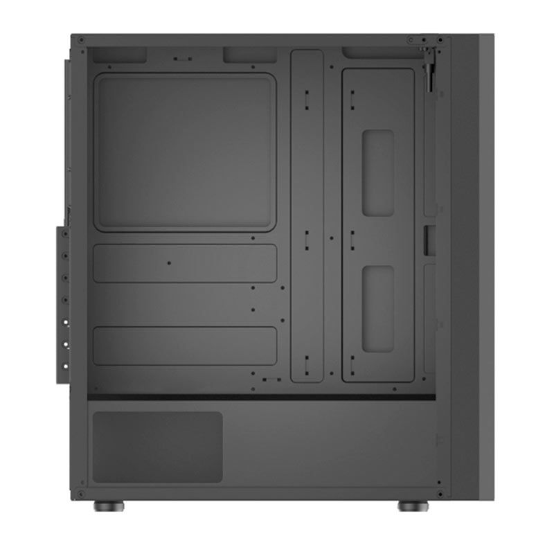 Gabinete Gamer K-MEX CG-xxTT, Mid-Tower, Lateral de Vidro, Preto, CG02TTRH0010B0X