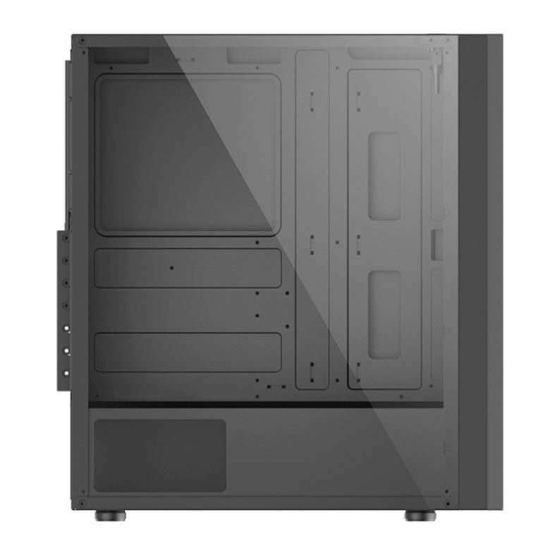 Gabinete Gamer K-MEX CG-xxTT, Mid-Tower, Lateral de Vidro, Preto, CG02TTRH0010B0X