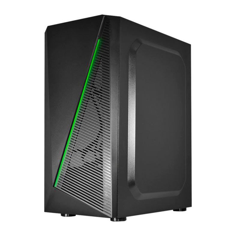 Gabinete Gamer K-Mex CG-02W5 Demon I, Mid-Tower, Lateral de Vidro, Preto, CG02W5RH001CB0X