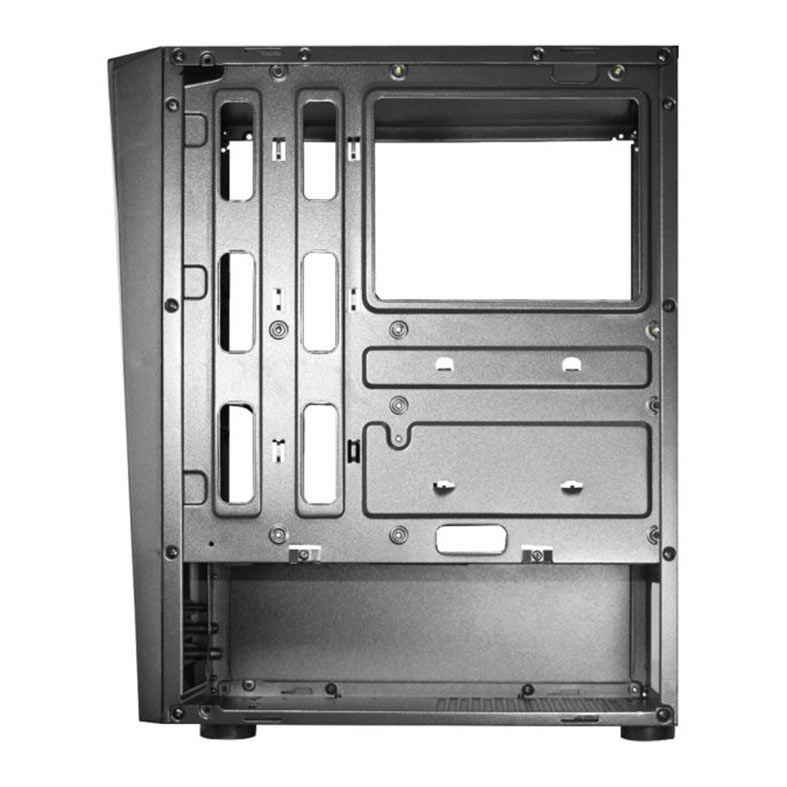 Gabinete Gamer K-Mex CG-02W5 Demon I, Mid-Tower, Lateral de Vidro, Preto, CG02W5RH001CB0X
