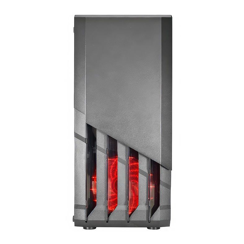 Gabinete Gamer K-MEX CG-xxAA, Mid-Tower, Lateral de Vidro, Com 1 Fan, Preto, CG03AARH001CB0X