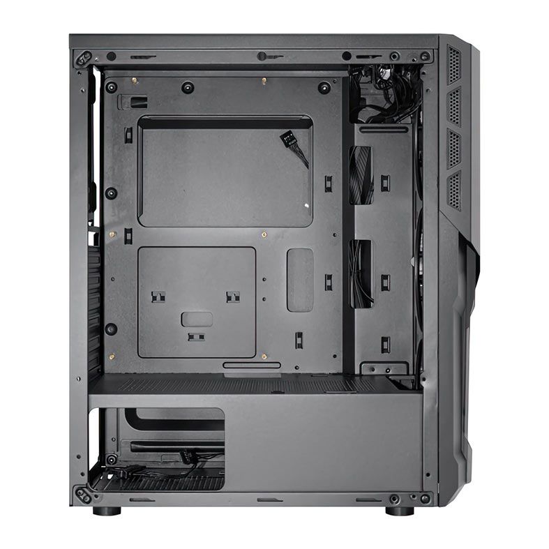 Gabinete Gamer K-MEX CG-xxAA, Mid-Tower, Lateral de Vidro, Com 1 Fan, Preto, CG03AARH001CB0X