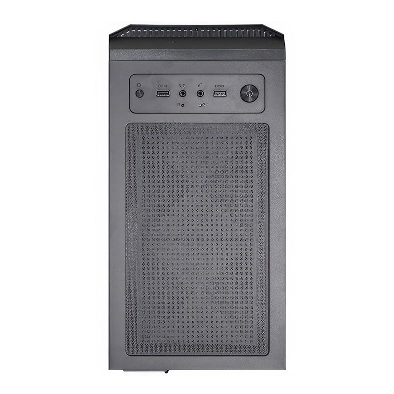 Gabinete Gamer K-MEX CG-xxAA, Mid-Tower, Lateral de Vidro, Com 1 Fan, Preto, CG03AARH001CB0X