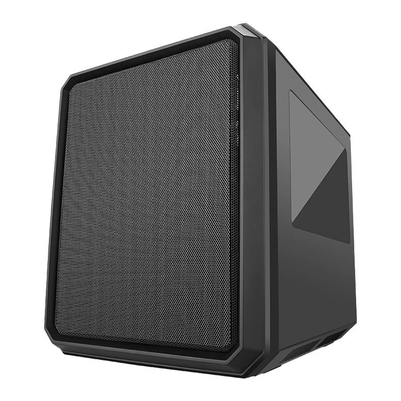 Gabinete Gamer K-MEX CG-xxRC, RGB, Mini-Tower, Lateral de Acrilico, Com 1 Fan, Preto, CG03RCRH003CB0X
