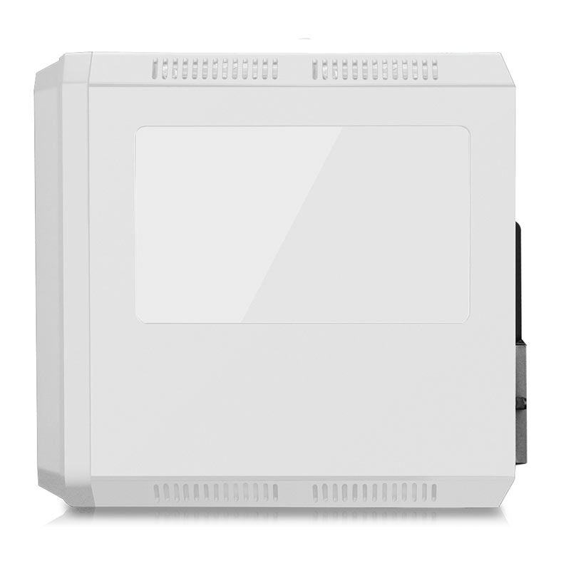 Gabinete Gamer K-MEX CG-xxRC, Mini-Tower, Lateral de Acrilico, Com 1 Fan, Branco, CG04RCRH004CB0X