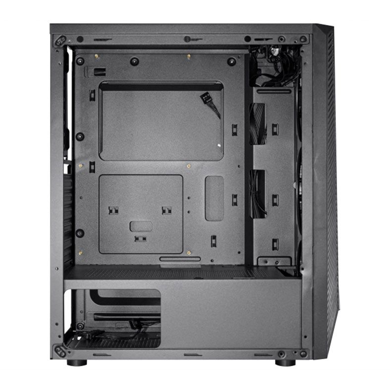 Gabinete Gamer Kmex Gaming Master Yaiba 1 CG-05AA, Rainbow, Mid-Tower, Lateral Vidro, Preto, CG05AARH001CB0X