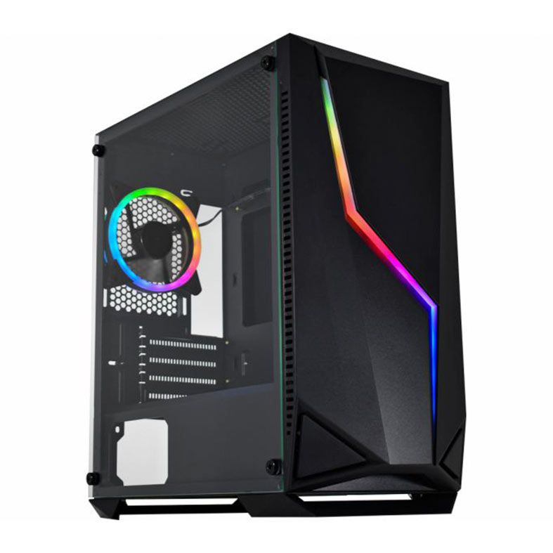 Gabinete Gamer K-MEX CG-05KE Flash, Mid-Tower, Lateral de Vidro, Preto, CG05KERH001CB0X