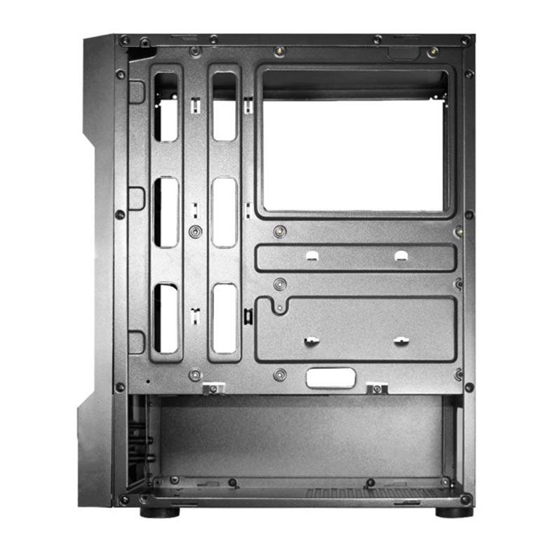 Gabinete Gamer K-Mex CG-06W5 Demon II, Mid-Tower, Lateral de Vidro, Preto, CG06W5RH001CB0X