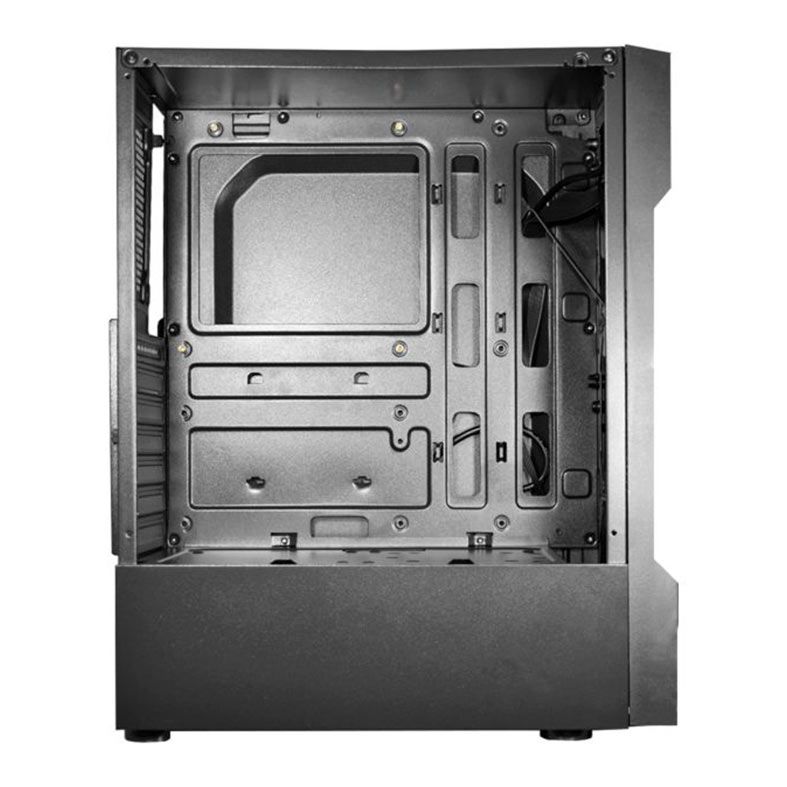 Gabinete Gamer K-Mex CG-06W5 Demon II, Mid-Tower, Lateral de Vidro, Preto, CG06W5RH001CB0X