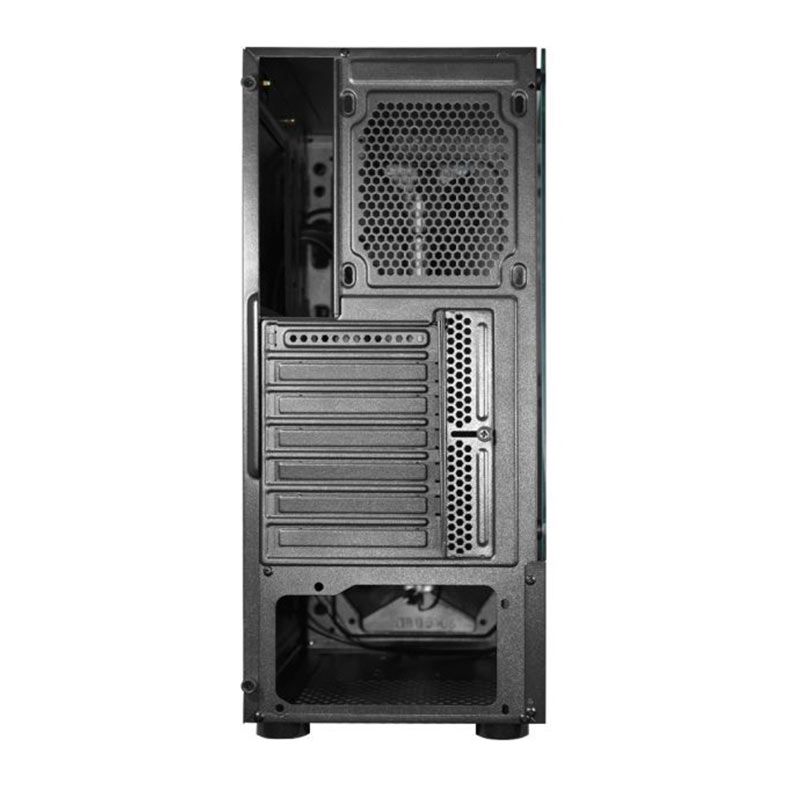 Gabinete Gamer K-Mex CG-06W5 Demon II, Mid-Tower, Lateral de Vidro, Preto, CG06W5RH001CB0X