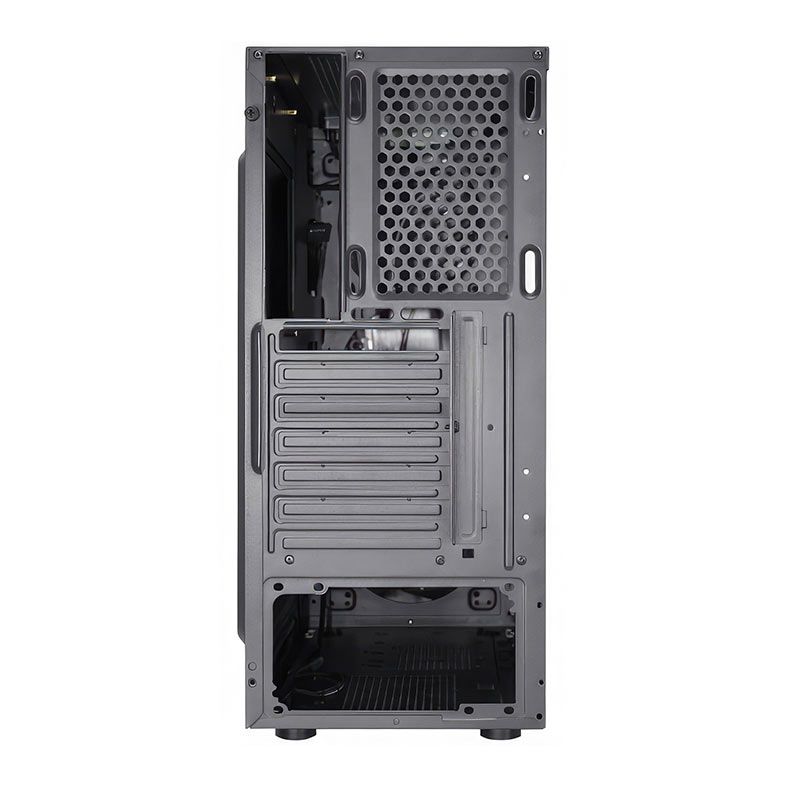 Gabinete Gamer K-MEX CG-xxAA, RGB, Mid-Tower, Lateral de Vidro, Preto, CG10AARH001CB0X