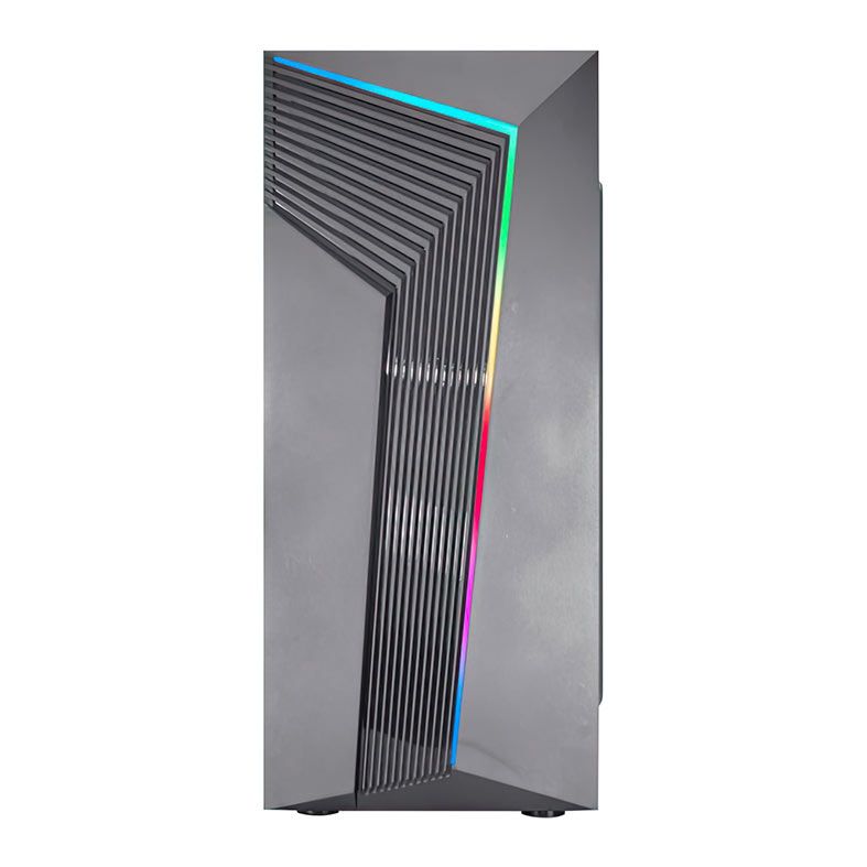 Gabinete Gamer K-MEX CG-xxAA, RGB, Mid-Tower, Lateral de Vidro, Preto, CG10AARH001CB0X