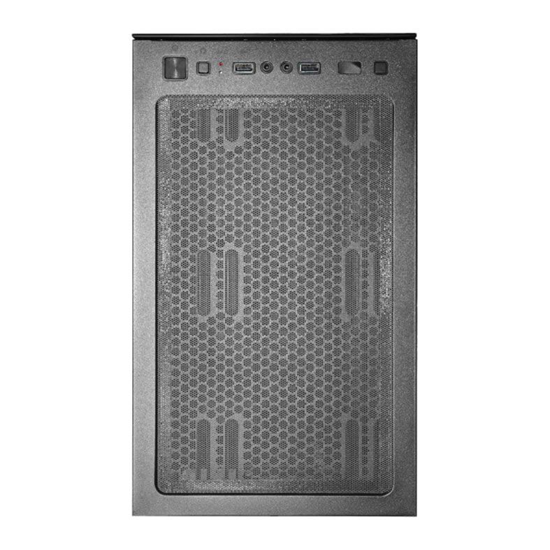 Gabinete Gamer K-Mex CG-10H3, RGB, Mid-Tower, Lateral de Vidro, Com 3 Fans, Preto, CG10H3RH001CB0X