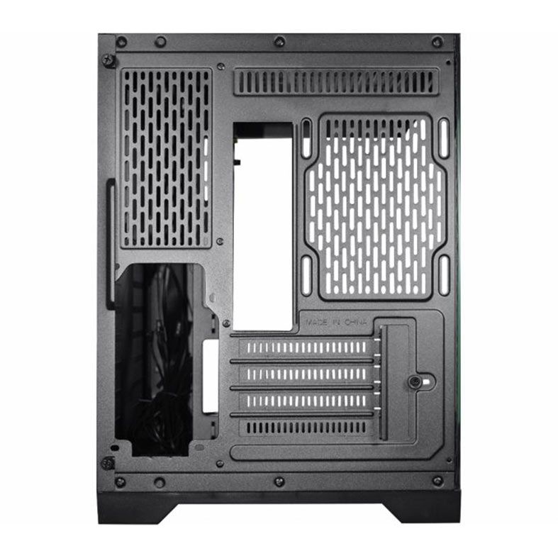 Gabinete Gamer K-Mex Space Aqua CG10-KN, Mini-tower, Lateral de Vidro, Preto, CG10KNRH001CB0X