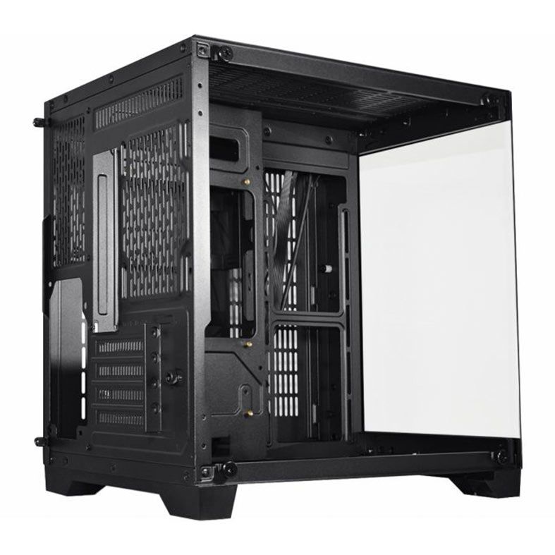 Gabinete Gamer K-Mex Space Aqua CG10-KN, Mini-tower, Lateral de Vidro, Preto, CG10KNRH001CB0X