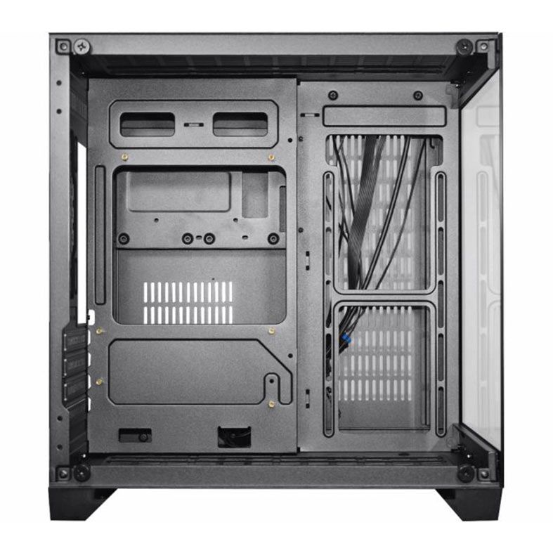 Gabinete Gamer K-Mex Space Aqua CG10-KN, Mini-tower, Lateral de Vidro, Preto, CG10KNRH001CB0X