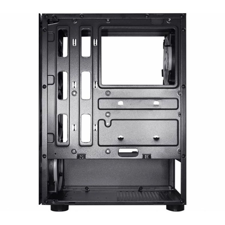 Gabinete Gamer K-MEX CG-10W5, RGB, Mid-Tower, Lateral De Vidro, Com 3 Fans, Preto, CG10W5RH001CB0X