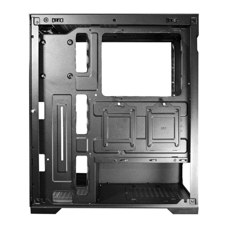 Gabinete Gamer Kmex Gaming Master Aquario Poseidon CG-11G4, Mid-Tower, Lateral Vidro, Preto, CG11G4RH0010B0X