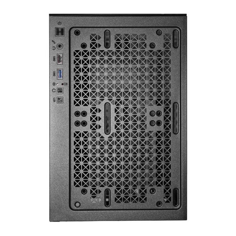 Gabinete Gamer K-MEX CG-12H5 Aquario Poseidon, Mid-Tower, Lateral de Vidrol, Preto, CG12H5RH0010B0X