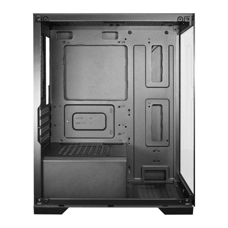 Gabinete Gamer K-MEX CG-12H5 Aquario Poseidon, Mid-Tower, Lateral de Vidrol, Preto, CG12H5RH0010B0X