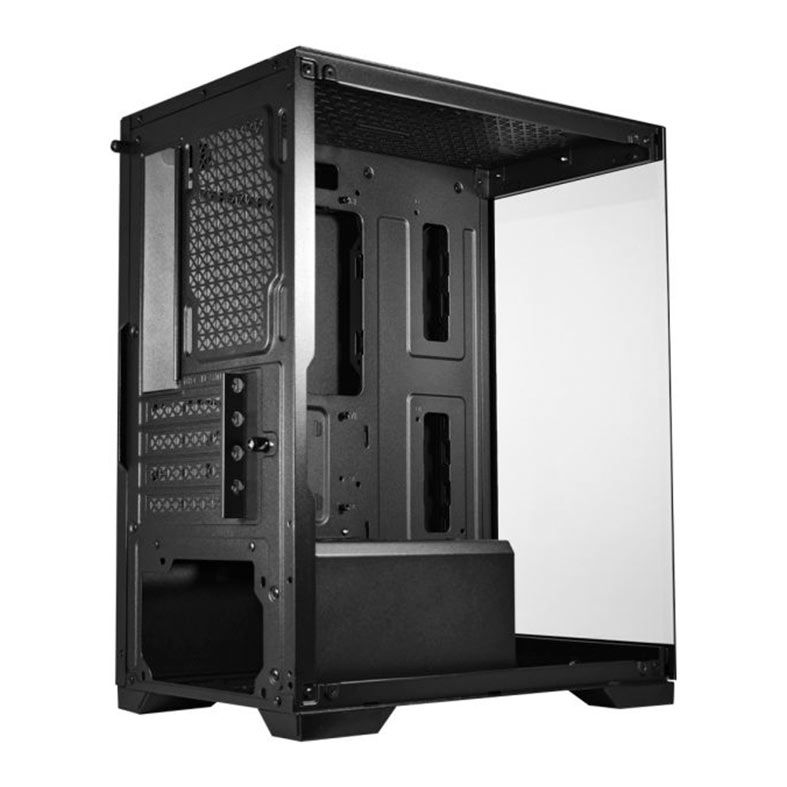 Gabinete Gamer K-MEX CG-12H5 Aquario Poseidon, Mid-Tower, Lateral de Vidrol, Preto, CG12H5RH0010B0X