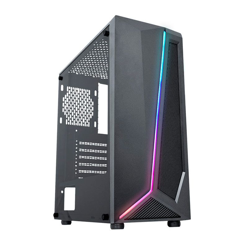 Gabinete Gamer K-MEX CG-38TJ Hawk, Mid-Tower, Lateral de Vidro, Preto, CG38TJRH004CB0X