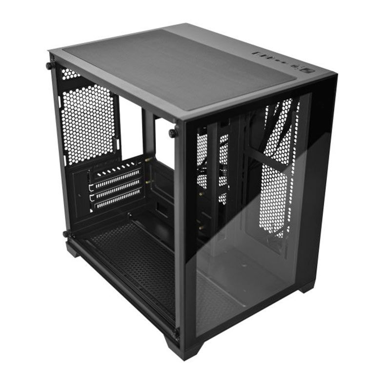 Gabinete Gamer K-MEX CG-xx3A, Mini-Tower, Lateral de Vidro, Preto, CG413ARH001CB0X