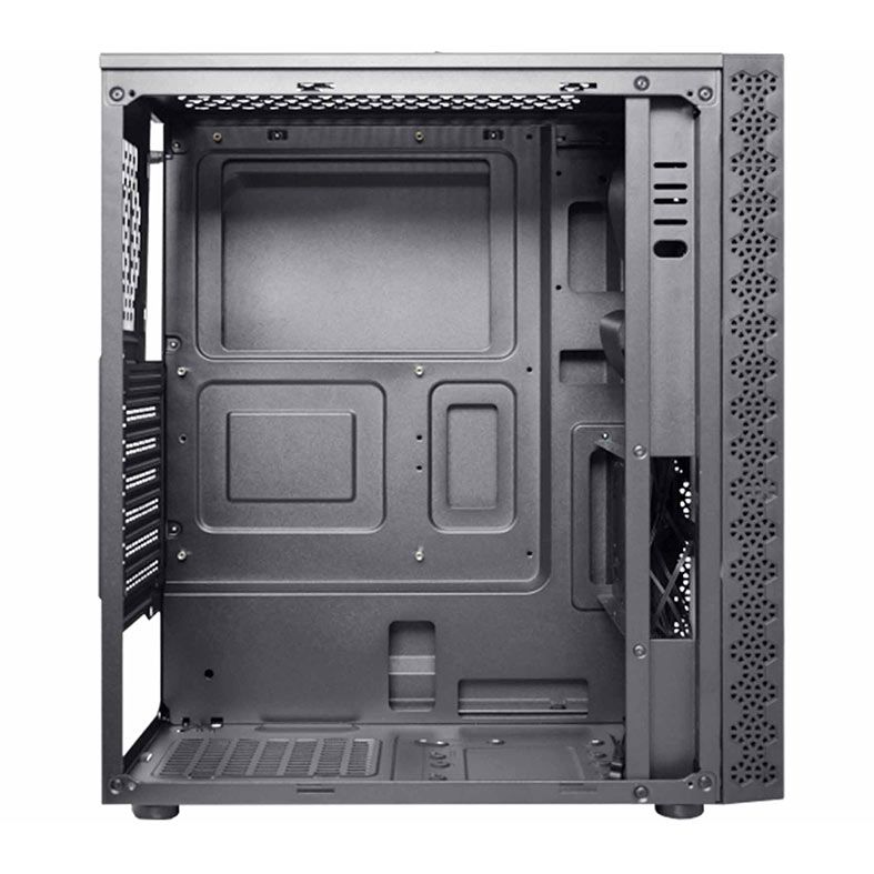 Gabinete Gamer K-Mex CG-42TP, RGB, Mid-Tower, Lateral de Acrilico, Preto, CG42TPRH001CB0X