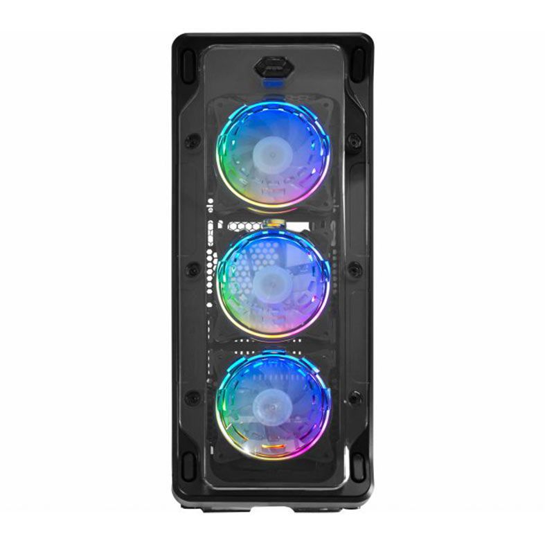 Gabinete Gamer K-MEX CG-A1B1, Mid-Tower, Lateral de Acrilico, Com 3 Fans, Preto, CGA1B1RH001CB0X