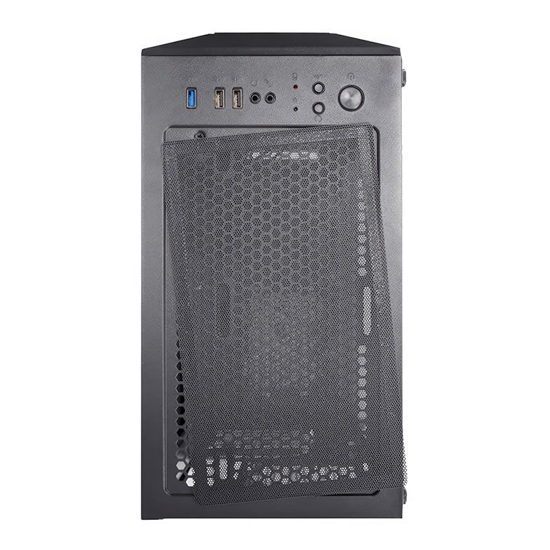 Gabinete Gamer K-MEX CG-xxD4, RGB, Mid-Tower, Lateral de Vidro, Preto, CGA1D4RH0010B0X