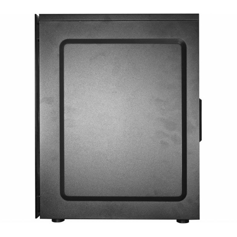 Gabinete Gamer K-Mex Divinus CG-AL10, Rainbow, Mid-Tower, Lateral de Video, Com 3 Fans, Preto, CGAL10RH001CB0X