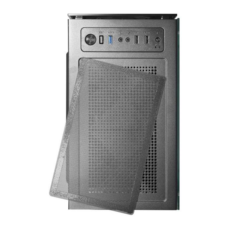Gabinete Gamer K-MEX Divinus CG-CL10, ARGB, Mid-Tower, Lateral De Vidro, Com 3 Fans, Preto, CGCL10RH001CB0X