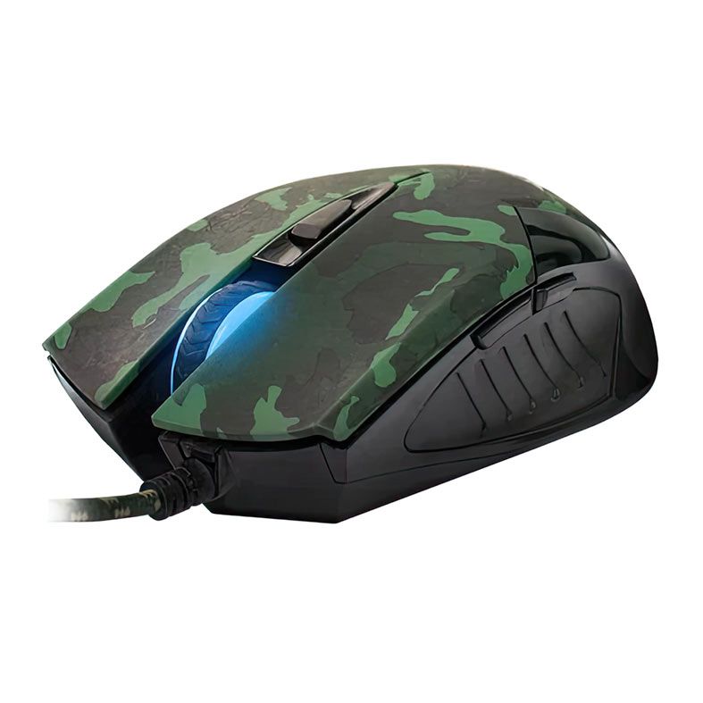 Combo Gamer ELG CGGO, 3200DPI, 6 Botões, Led 4 Cores, 300x215x3mm, Camuflado, CGGO21