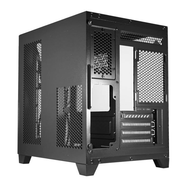 Gabinete Gamer K-Mex Space Aqua II, Mini-Tower, Lateral de Vidro, Preto, CGQN24RH001CB0X