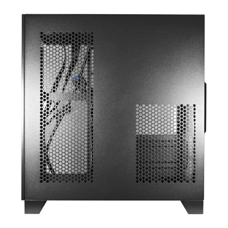Gabinete Gamer K-Mex Space Aqua II, Mini-Tower, Lateral de Vidro, Preto, CGQN24RH001CB0X