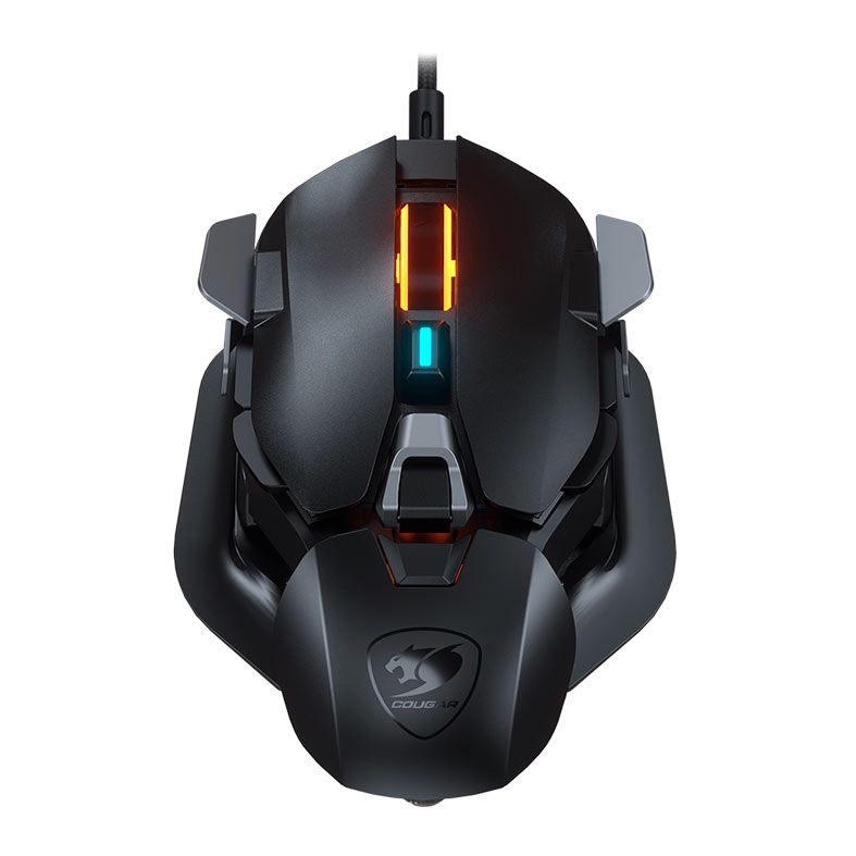 Mouse Gamer Cougar Dualblader, 16000DPI, 12 Botoes, Preto, CGR-800M